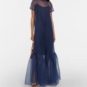 STAUD Calluna Navy Maxi Dress